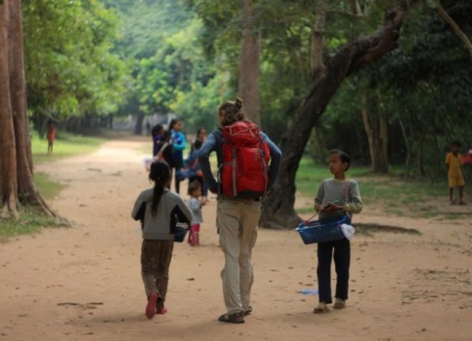 Angkor Wat Kambodzsa, biciklizés