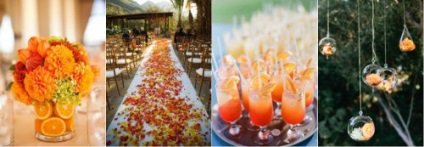 Orange poza de nunta, design, tinute