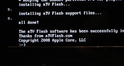 Atv flash modificarea Apple TV