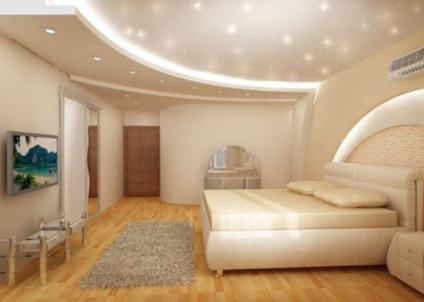 Proiectarea plafonului în dormitor tipuri, materiale, sfaturi