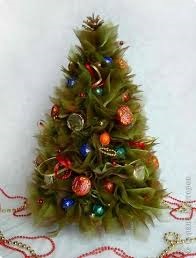 Karácsonyfa organza