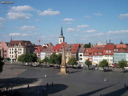 Erfurt este orașul german, capitala statului federal Thuringia - Turingia (freistaat thüringen)