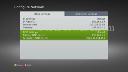 Cum se activează modul NAT și adresa IP statică pe xbox 360