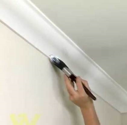 Cum să pictezi plafonul placaj video, fotografie