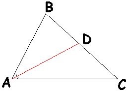 Cum se construiește un bisector al unui triunghi