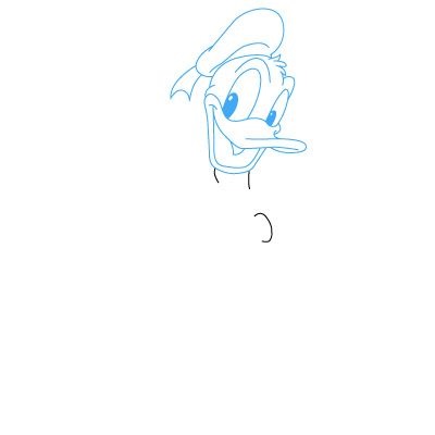 Cum de a desena Donald Duck