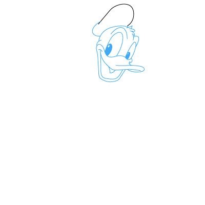 Cum de a desena Donald Duck