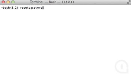 Cum să resetați parola în mac os x, applexpert