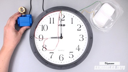 Cum se face un ceas de la un ceas de perete cu senzorul de ploaie