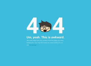 Cum de a face o pagină frumoasă 404 pentru site-ul corect de design 404 pagina de design și text pentru