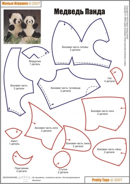 Cum de a coase o panda