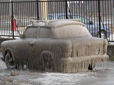 Cum să intri într-un îngheț puternic - un spectacol auto