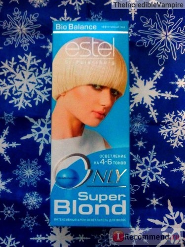 Vopsea pentru păr este doar super blond - «vopsea-horoshist