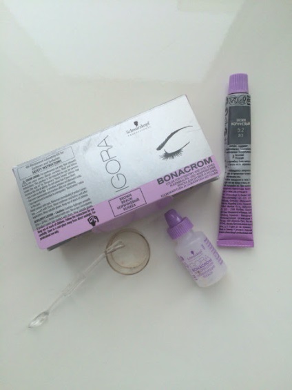 Lilylookbeauty blog vopsea igora bonacrom pentru sprâncene și gene