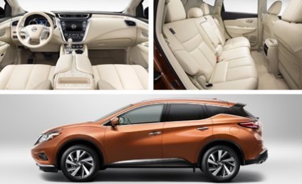 New crossover nissan murano 2015 fotografie, prezentare generală, interior, descriere tehnică