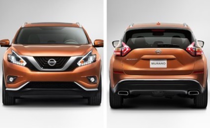 Новият кросоувър на Nissan Murano 2015 снимка, преглед, интериорен дизайн, техническо описание