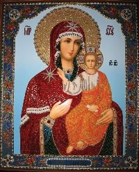 Hodegetriya ikonja az Isten Anyjának, ami segít, suttogta