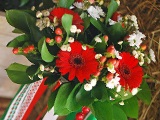 Decorare în stil ucrainean din studioul floristic - petale