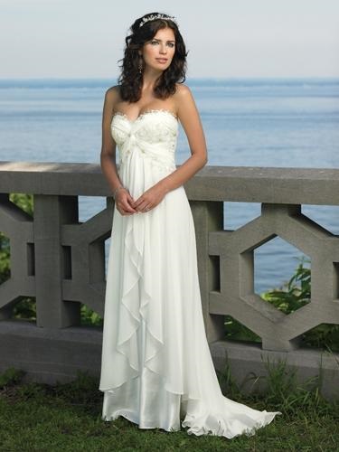 A menyasszony görög stílusáról esküvői ruhákban, brandgid