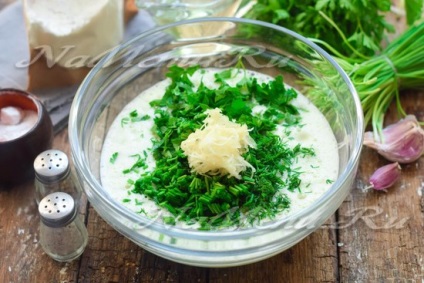 Fritters a cukkínból, recept gyors és ízletes