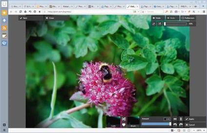 Servicii online pentru editarea rapidă a imaginilor, presă pe calculator