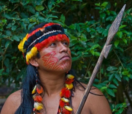 Vânătoare în spatele capului de tradiții periculoase din Amazonia și din Noua Guinee