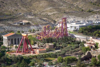 Parc de distracții teracotă în Benidorm pe Costa Blanca, Spania