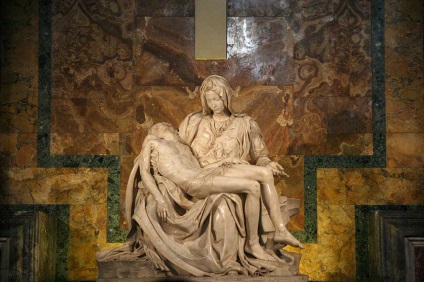 Pieta Michelangelo istorie de sculptura, descriere, excursii