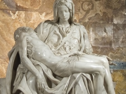 Michelangelo Pieta szobrászat, leírás, kirándulások története