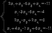 Exemple de soluții sunt metoda Cramer
