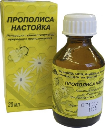 Propolis spray pentru gât, ulei, tinctură