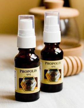 Propolis, instrucțiuni de pulverizare și recenzii