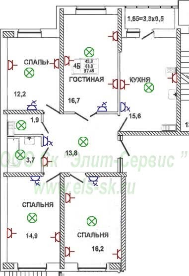 Realizarea de lucrări electrice în case monolit (cărămidă monolită)