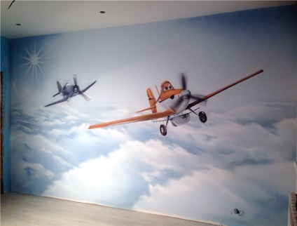Pictura pe perete și aerografia - yportal, forum yaroslavleva