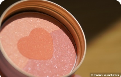 Blush holika holika - dragoste fantezie - blusher în umbră 02 piersic - triplă fard de obraz cu frumos și