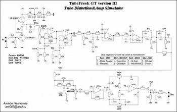 Sansamp cu o cascadă cu tuburi - un jurnal de tehnică electronică practică (datagor practic