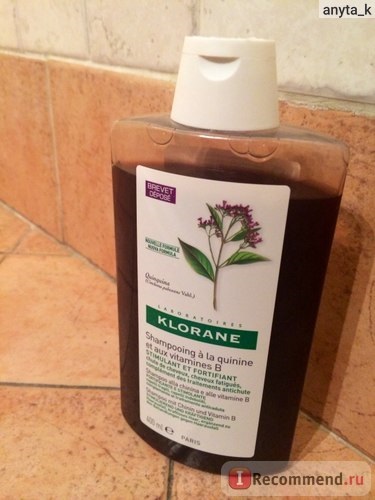 Șampon cloran cu extract de chinină și vitamine - 