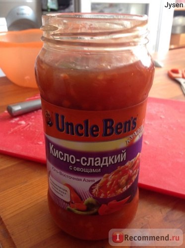 Sauce unchiul ben acru-dulce cu legume - 