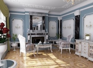 Stilul rococo în interior - lumea reparațiilor