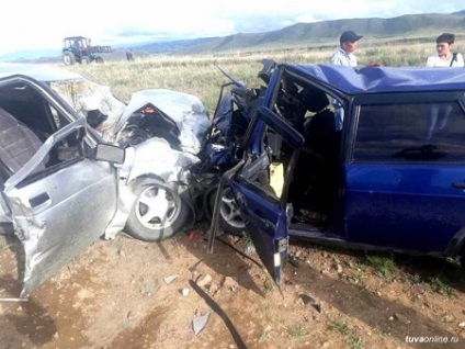 Un accident teribil a avut loc în Tuva, trei morți, șase răniți