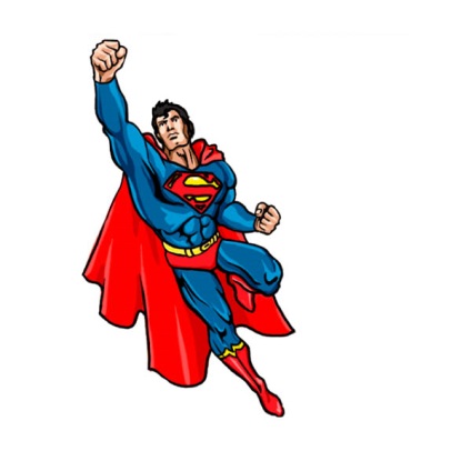 Superheroi cum să atragă Superman