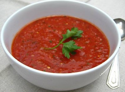 Paradicsom leves részletes recept