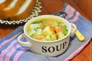 Supă cu vârfuri și ridichi