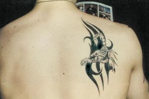 Tattoo ikrek fotók - konstelláció férfi és női tetoválás, mester tetováló mester