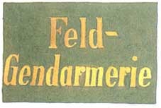 Uniforma Feldgendarmerie a Germaniei naziste, uniforma armatelor lumii