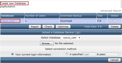 Gestionarea privilegiilor de utilizator mysql