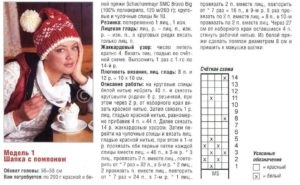 Am tricotat pălăria bărbatului cu ace de tricotat pentru toate anotimpurile, în conformitate cu fotografia lui μ (schema)