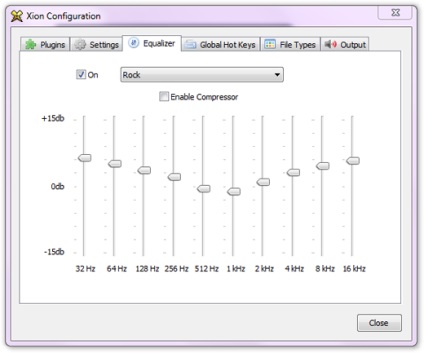 Player audio Xion