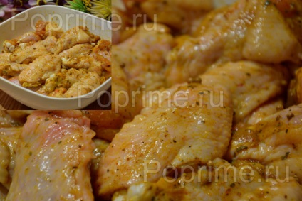 Sült csirke szárnyak - receptek (szárnyak) Sült csirkeszárnyak - receptek
