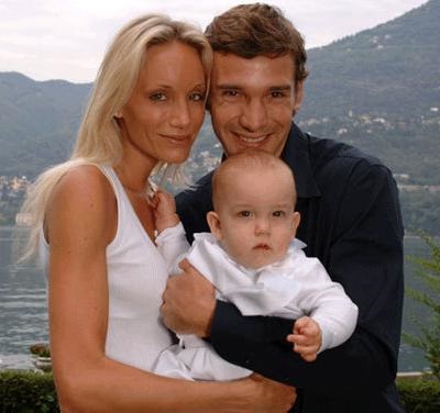 Soția lui Andrey Shevchenko își va lua numele și va naște doi copii